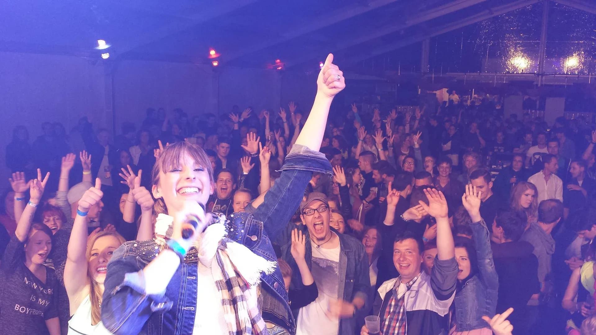 Partyband BLAST beim Nachtzauber 2015 in Bad Koenigshofen