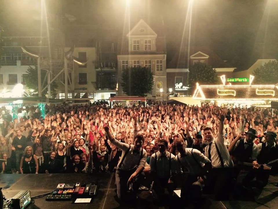 Partyband BLAST beim Stadtfest in Aurich 2015