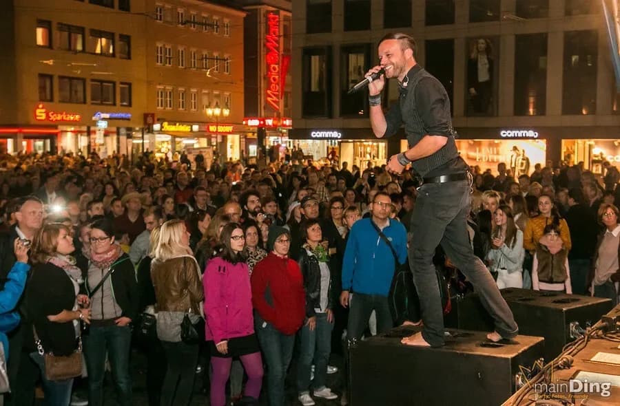 Partyband BLAST beim Stadtfest Würzburg 2015