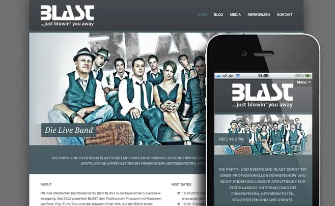 BLAST: NEUE BLAST HOMEPAGE und 10-JÄHRIGES BAND-JUBILÄUM