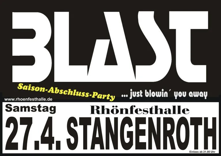 Saison Abschlussparty in der Rhönfesthalle Stangenroth 2013